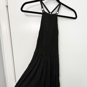 Urban outfitters silence and noise black strappy back sun dress